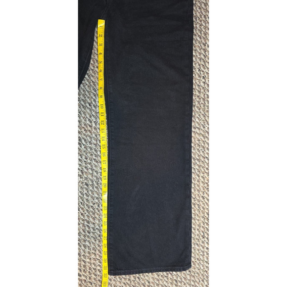 Levi’s Ribcage Wide Leg Jeans Women’s 28 Black Super High Rise Premium Denim NWT - Picture 6 of 13